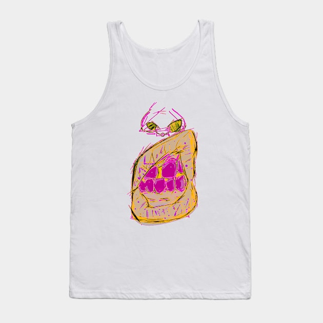 Sketch Style - Mouth Warm Tank Top by Ale Coelho